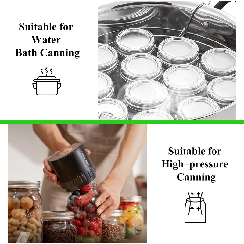 SKERYBD Canning Lids Regular Mouth for Ball Mason Jars, Small Mouth Canning Seals No Bent Canning Supplies Tops No Rust and Leak-proof, 150PCS (Lids Only) - Image 3
